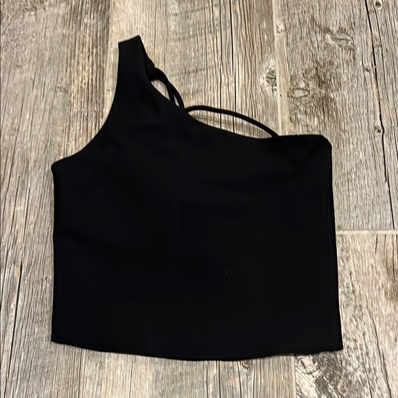 Abercrombie & Fitch YPB SculptLux One Shoulder Strappy Back Sports Bra Workout - Picture 3 of 8